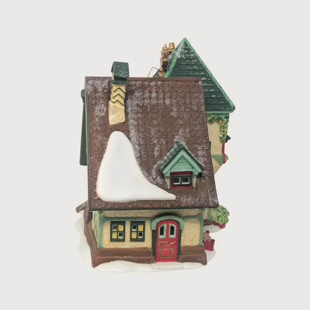 1997 Dept 56 North Pole Glacier Gazette Lighted Village Building